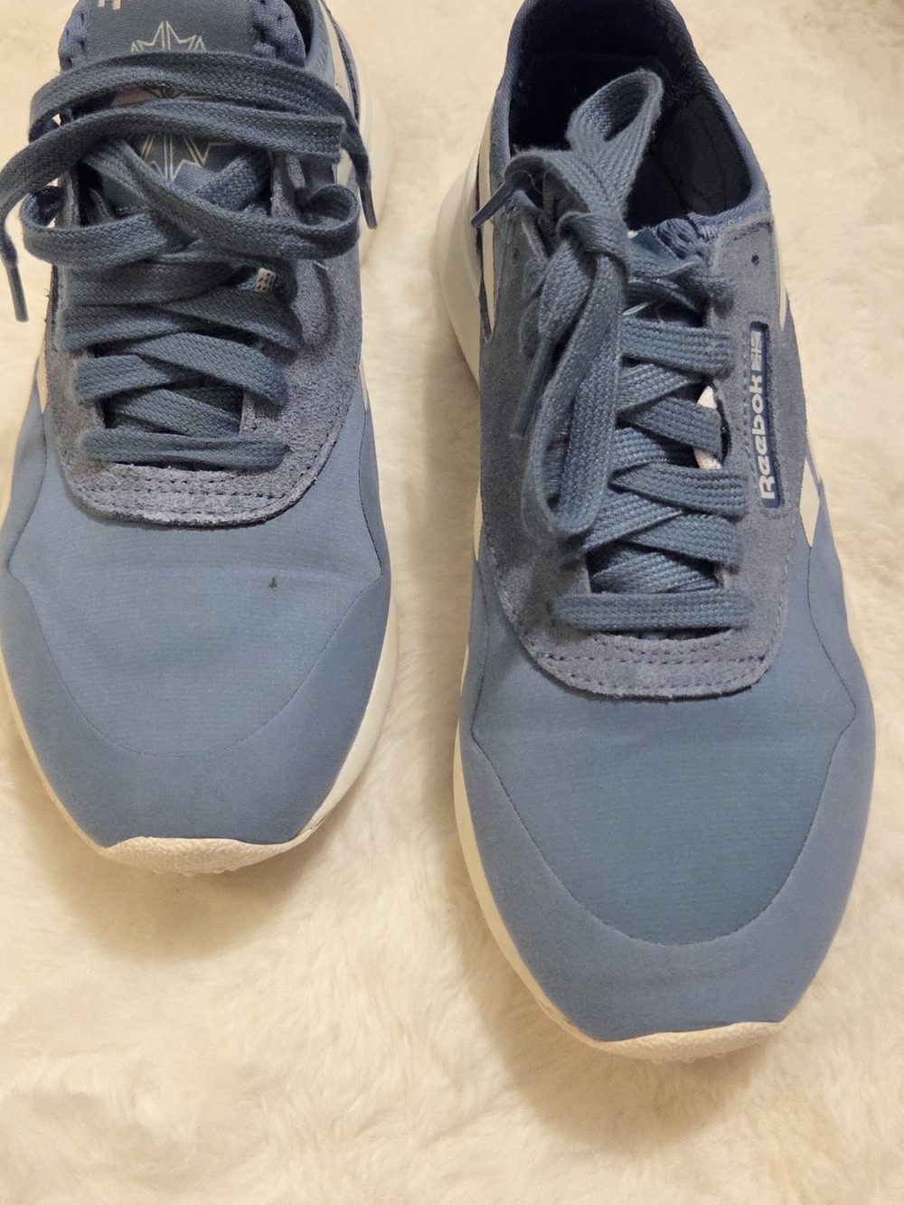 Reebok Men's Dusty Blue Lace-Up Sneakers